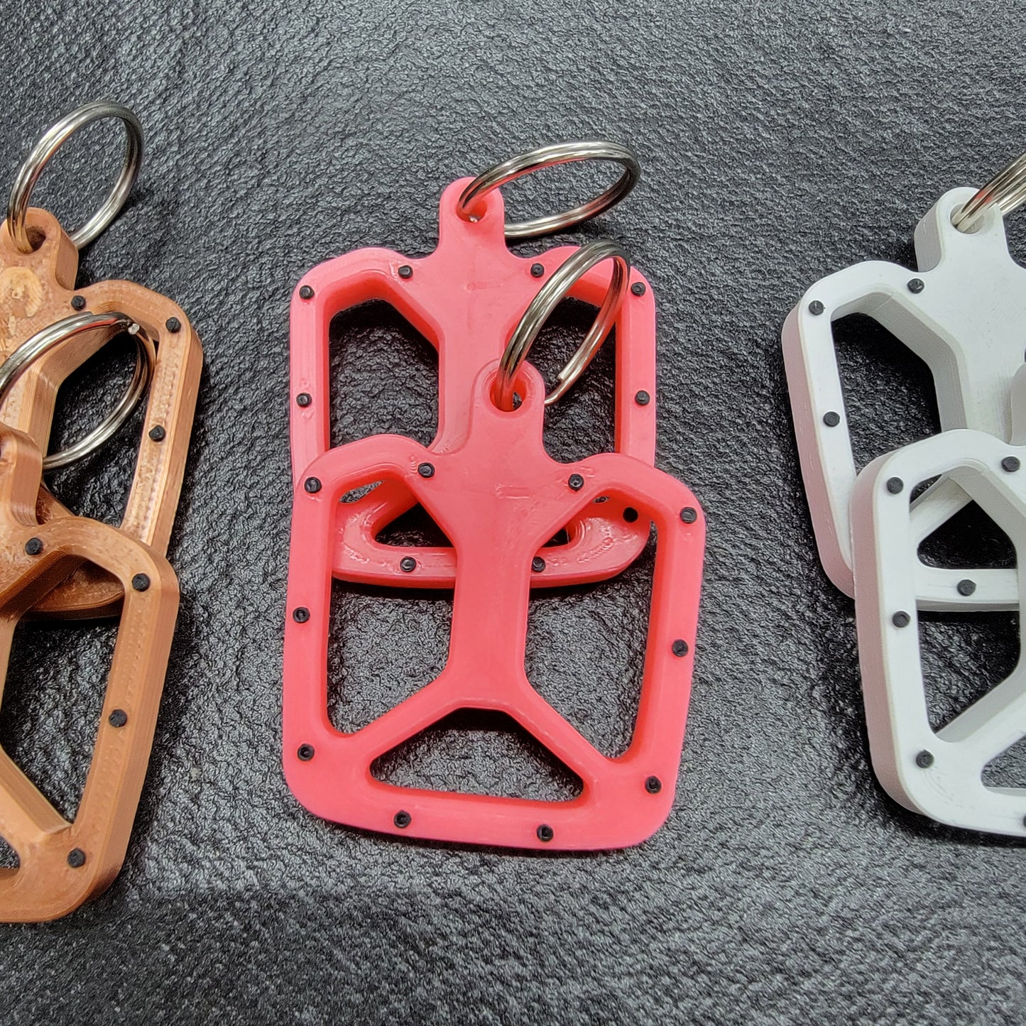 Bicycle pedal keychain