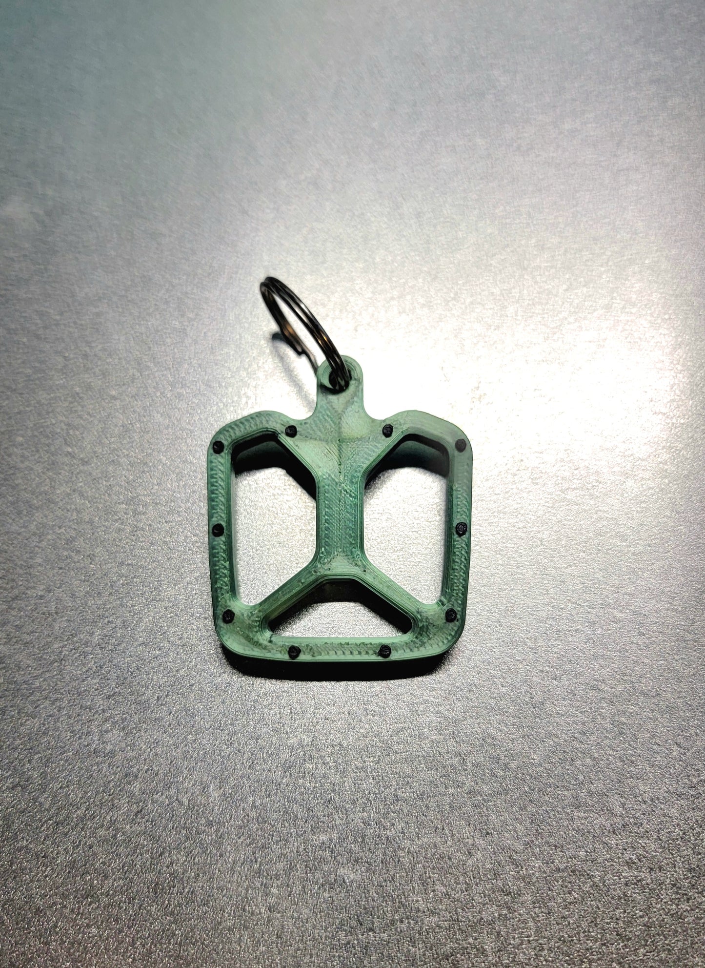 Bicycle pedal keychain