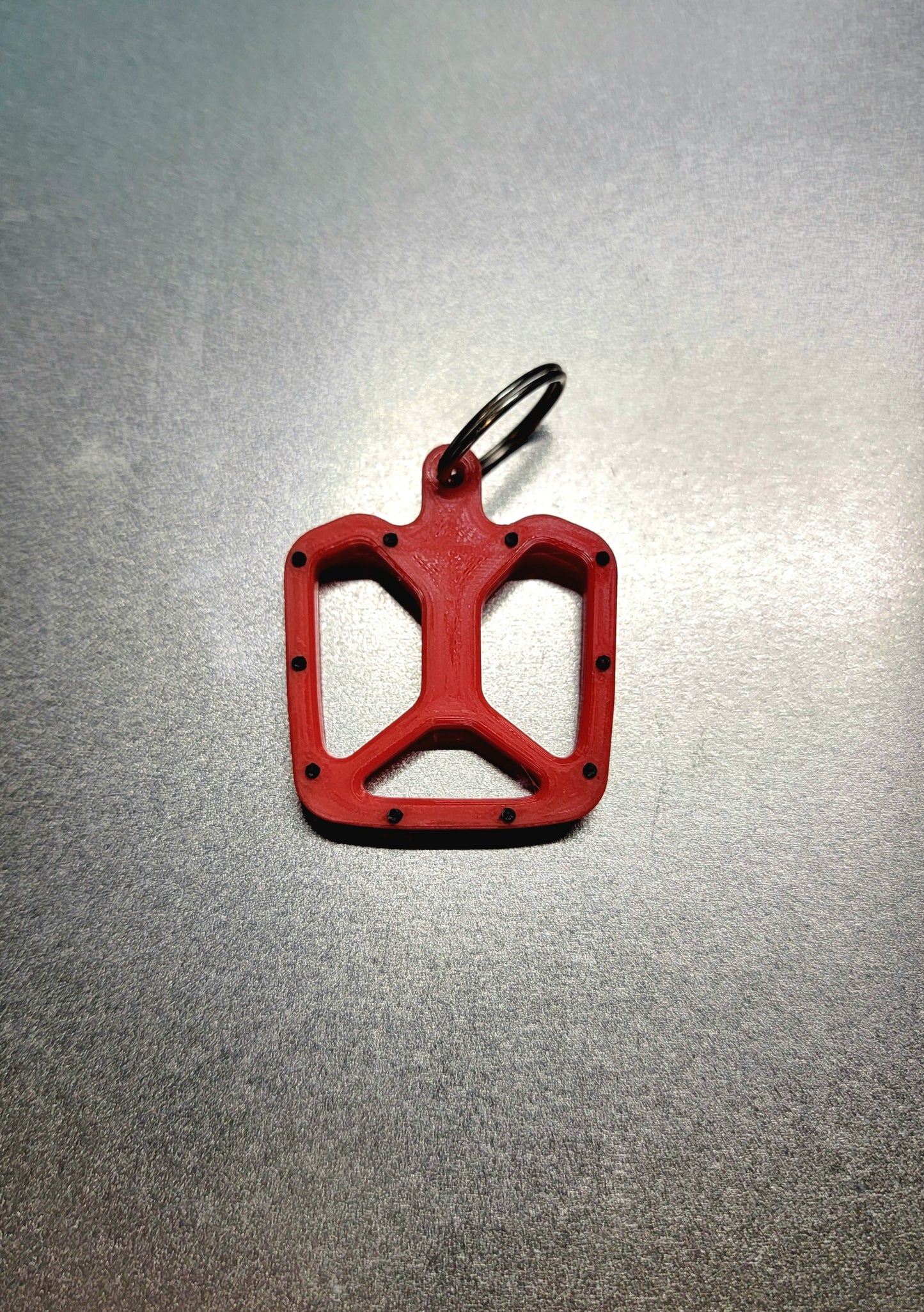 Bicycle pedal keychain