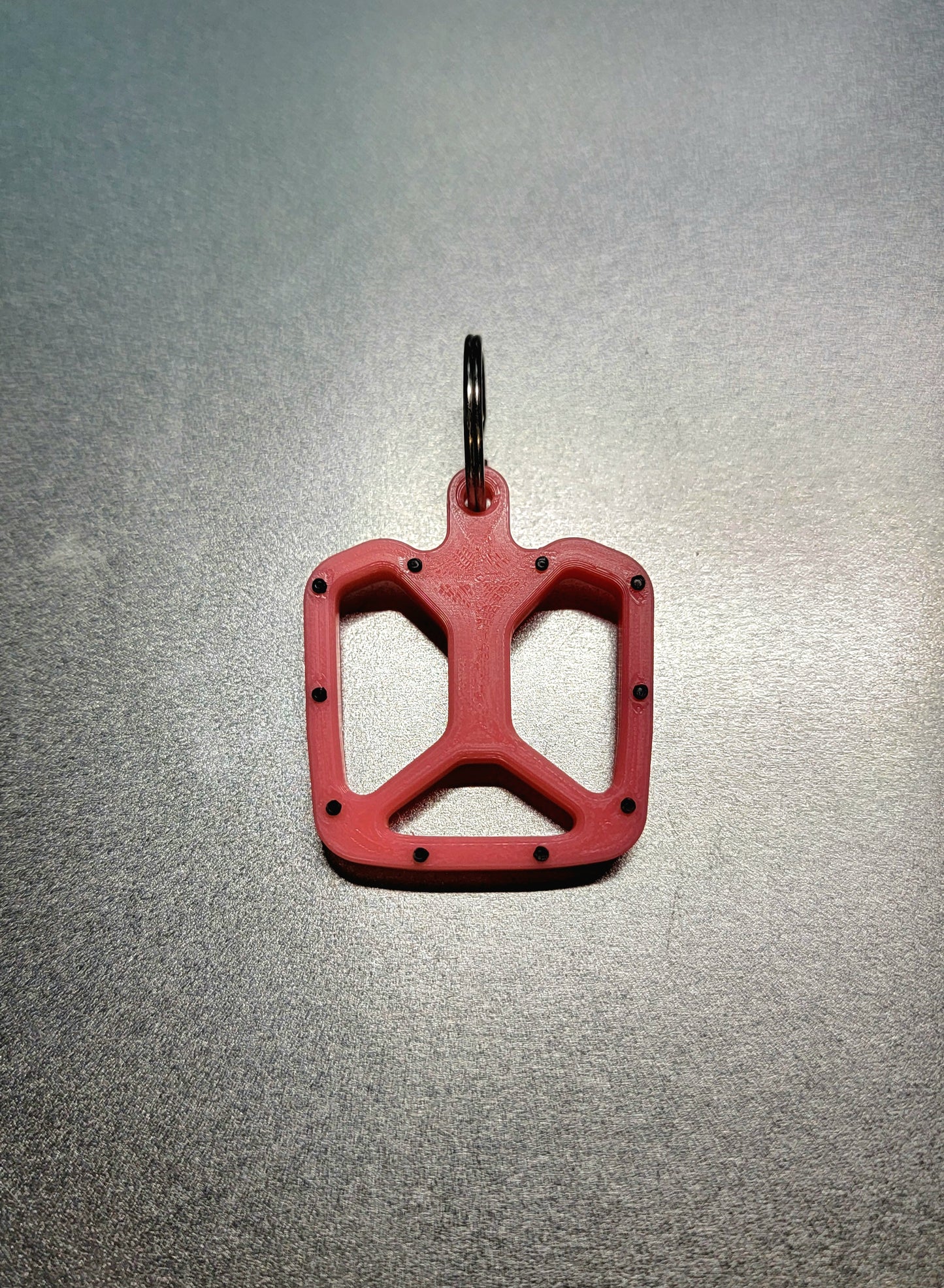 Bicycle pedal keychain