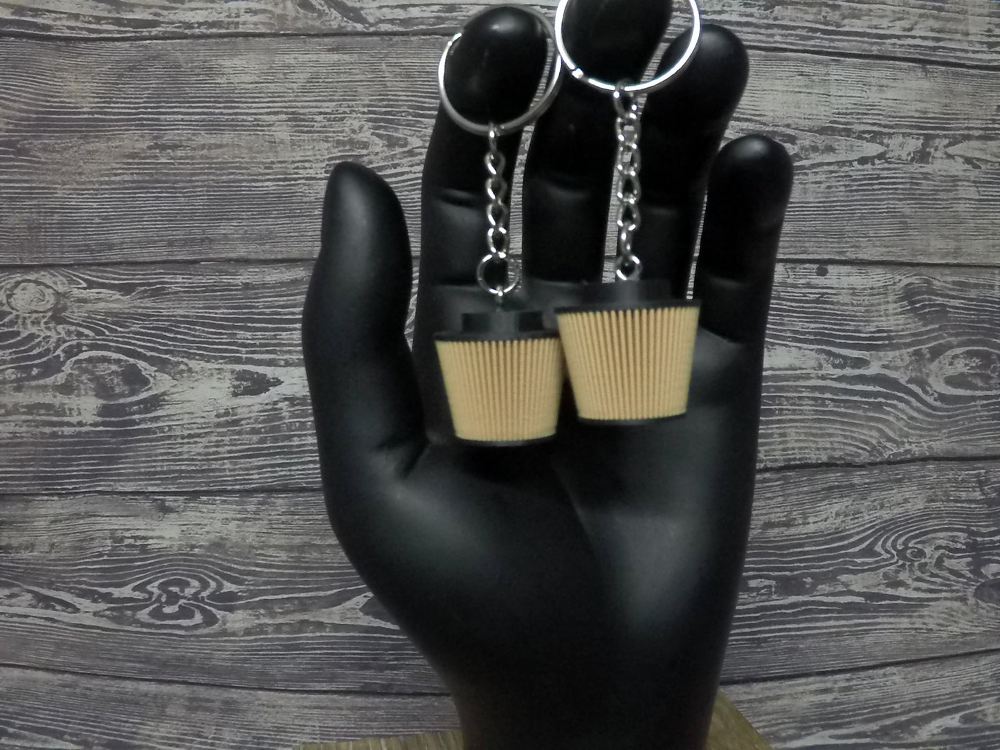 Air Filter keychain - Short - Round or Oval