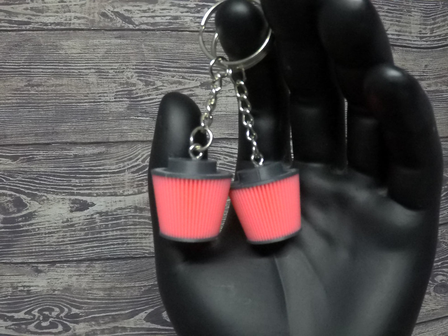 Air Filter keychain - Short - Round or Oval