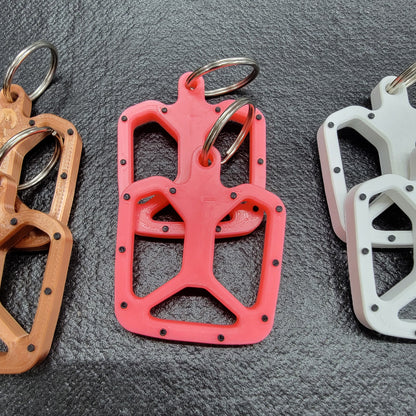 Bicycle pedal keychain