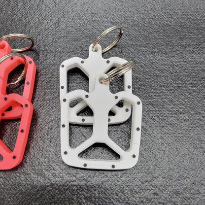 Bicycle pedal keychain