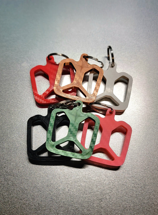 Bicycle pedal keychain