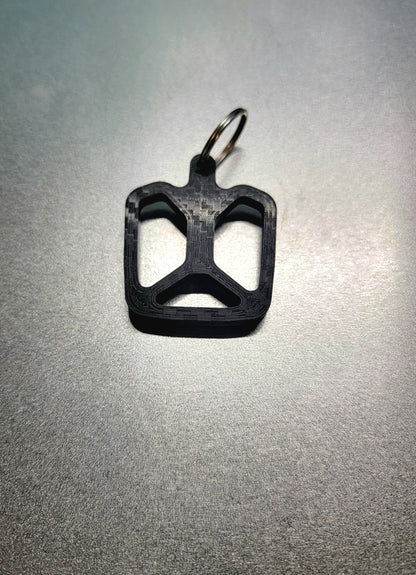 Bicycle pedal keychain