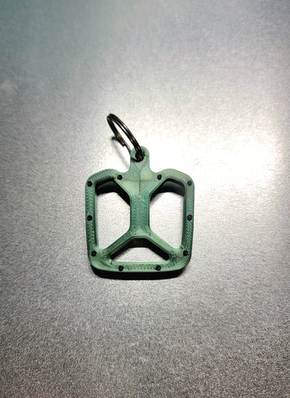 Bicycle pedal keychain