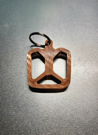 Bicycle pedal keychain