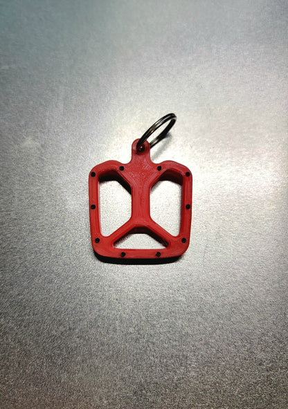 Bicycle pedal keychain