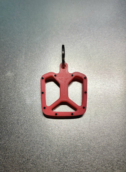 Bicycle pedal keychain