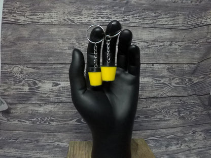 Air Filter keychain - Short - Round or Oval